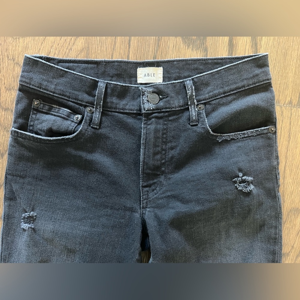 ABLE Distressed‎ Skinny Jean - Picture 2 of 6